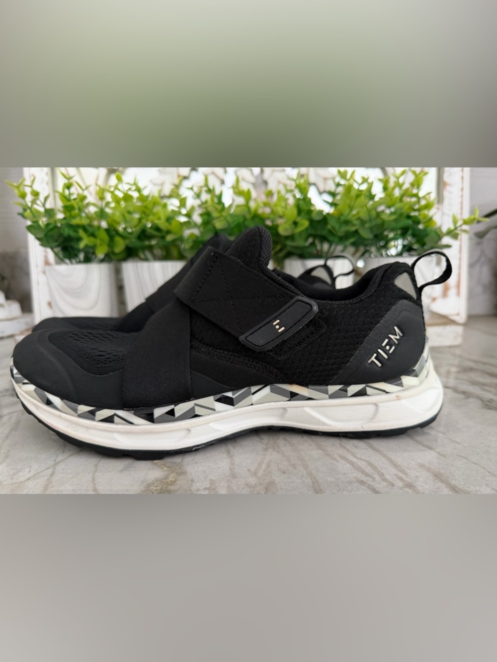 TIEM Slipstream Indoor Cycling Shoes Black Size-8